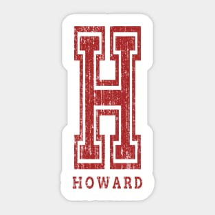 Howard University Sticker